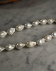 White Freshwater Baroque Pearl Necklace