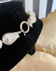 White Freshwater Baroque Pearl Necklace