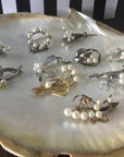 Vintage pearl brooches