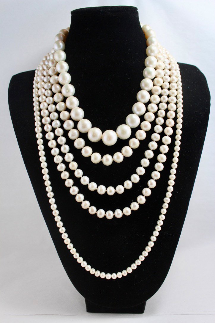 Custom-length pearl strands