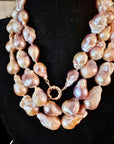 Pink Freshwater Baroque Pearl Necklace