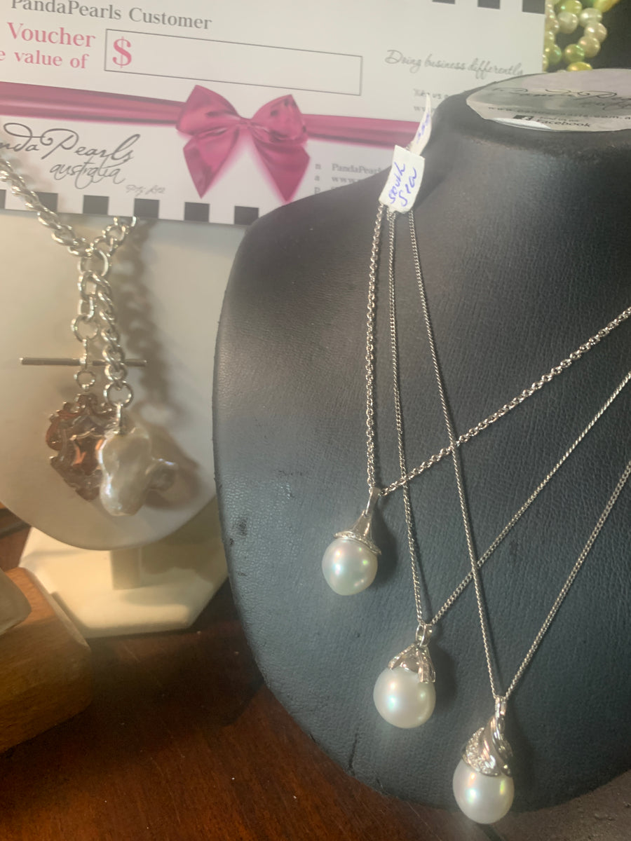 Australian South Sea Pearl and Diamond Pendant